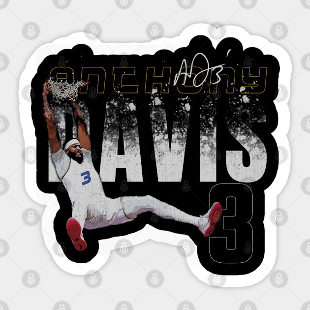 Anthony Davis Los Angeles L Dissolve Sticker by ganisfarhan